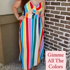 Buddy Love Skye Tie Front Midi Dress